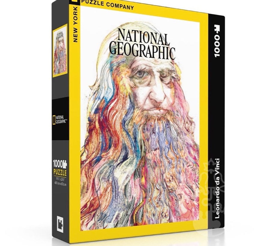 FINAL SALE New York Puzzle Co. National Geographic: Leonardo da Vinci Puzzle 1000pcs