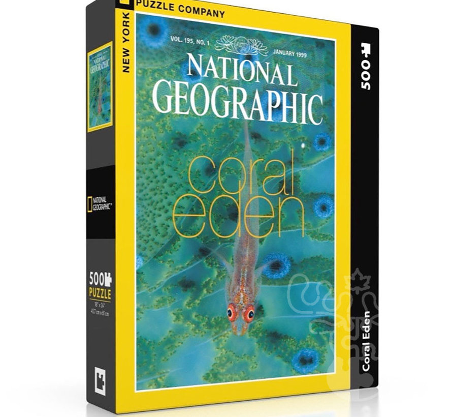 FINAL SALE New York Puzzle Co. National Geographic: Coral Eden Puzzle 500pcs**