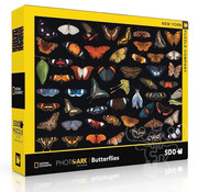 New York Puzzle Company FINAL SALE New York Puzzle Co. National Geographic: Photo Ark Butterflies Puzzle 500pcs