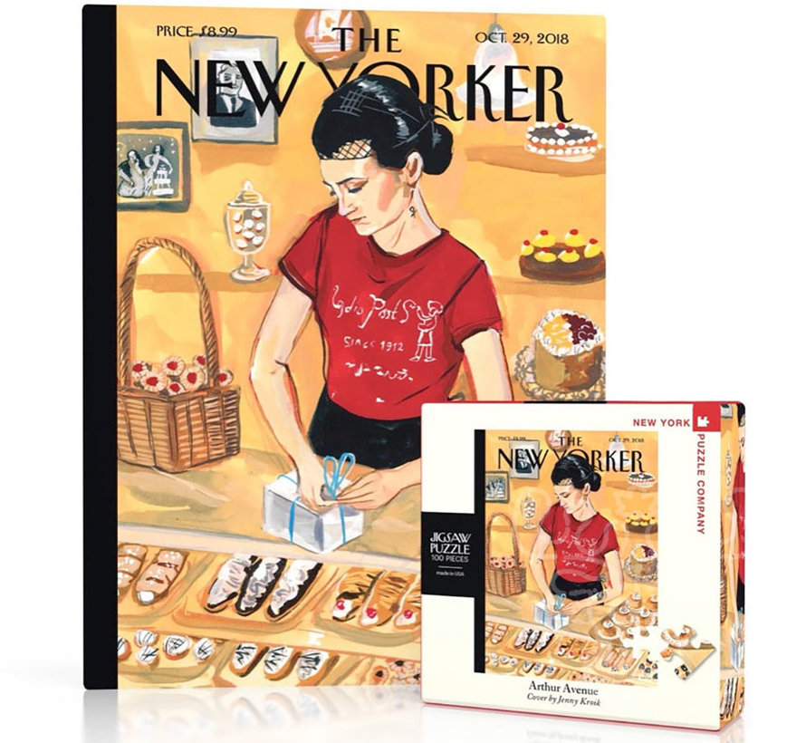 New York Puzzle Co. The New Yorker: Arthur Avenue Mini Puzzle 100pcs