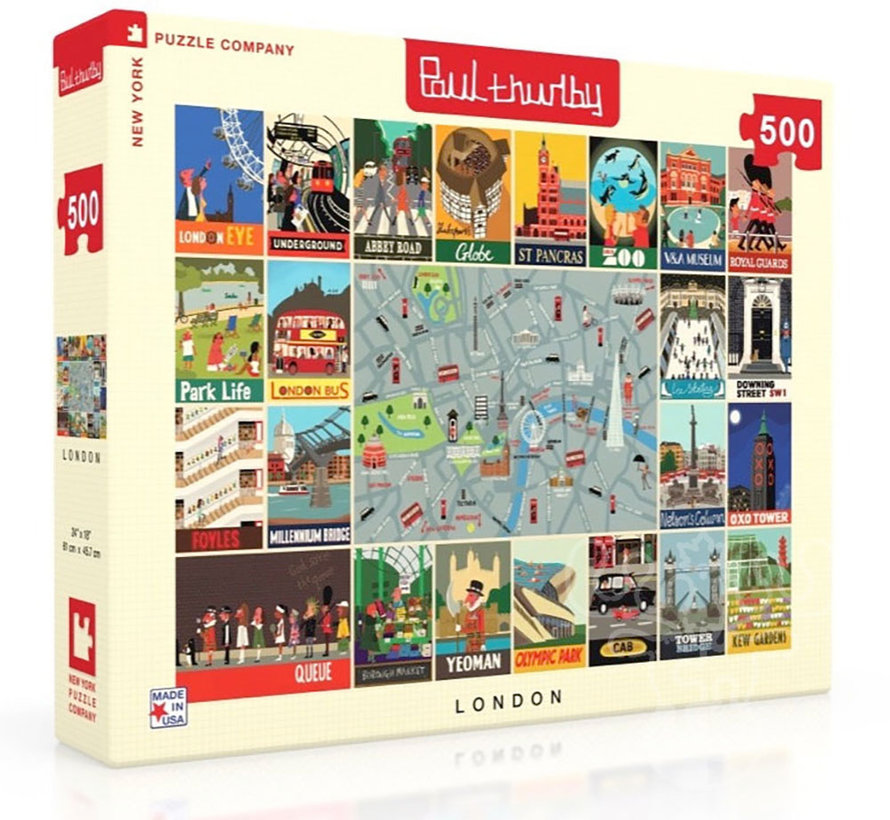 New York Puzzle Co. Paul Thurby: London Puzzle 500pcs