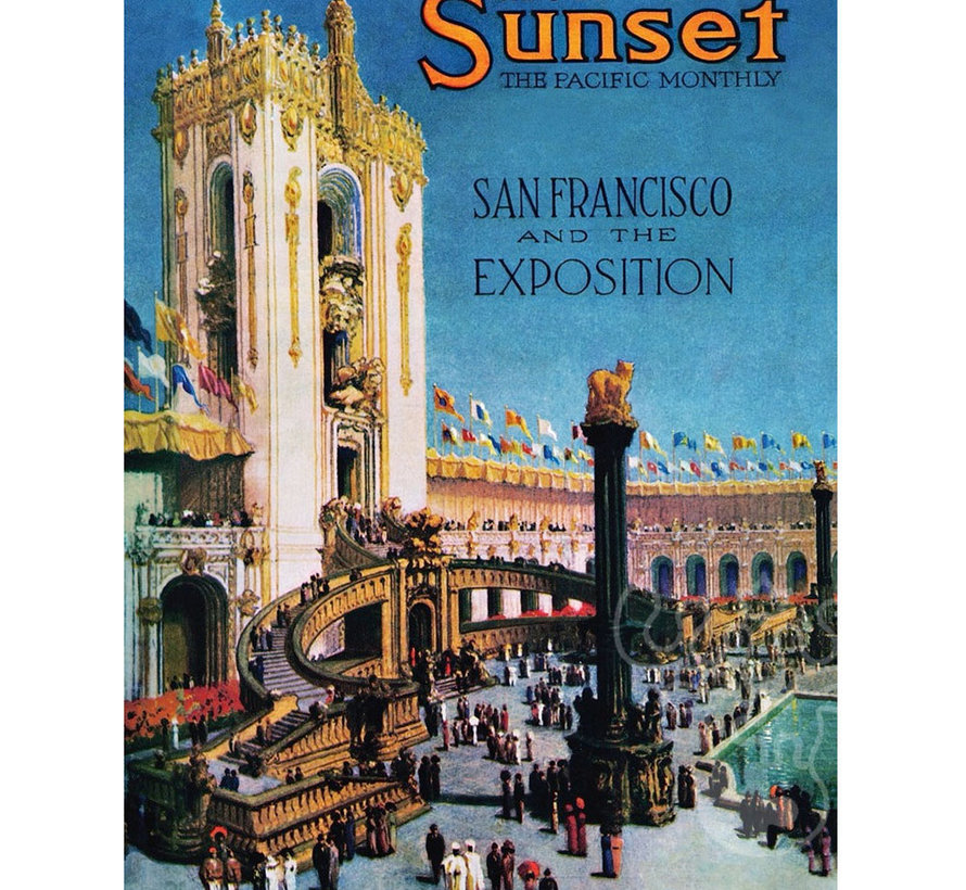 New York Puzzle Co. Sunset: San Francisco Exposition Puzzle 500pcs