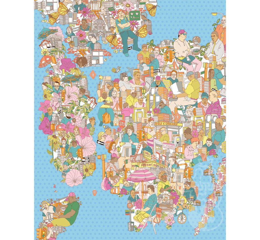 FINAL SALE New York Puzzle Co. MTA: City of Dreamers Puzzle 1000pcs