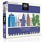 FINAL SALE New York Puzzle Co. MTA: Travels Thru New York City Panoramic Puzzle 500pcs
