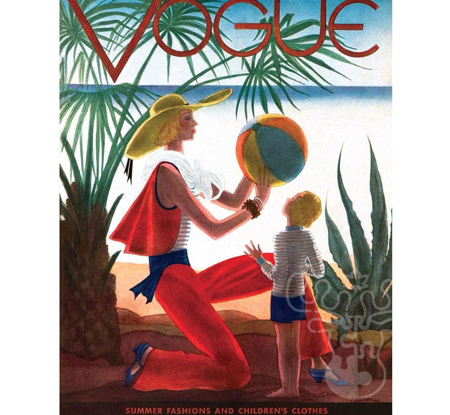 New York Puzzle Co. Vogue: Mother & Son Puzzle 1000pcs