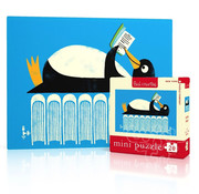 New York Puzzle Company New York Puzzle Co. Paul Thurby: Winter Reads Mini Puzzle 20pcs