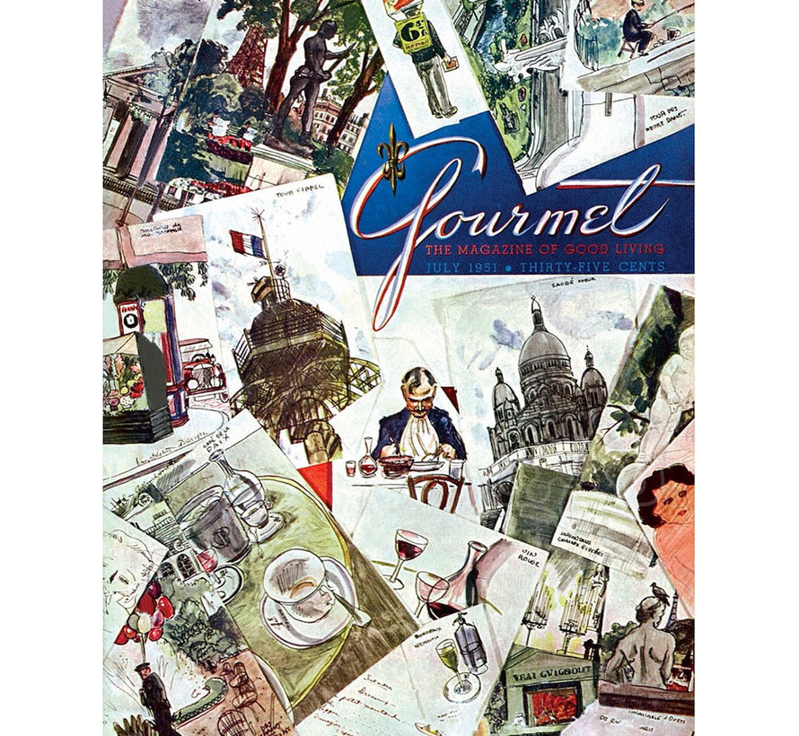 New York Puzzle Co. Gourmet: A Taste of Paris Puzzle 1500pcs