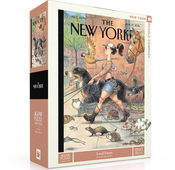New York Puzzle Company New York Puzzle Co. The New Yorker: Local Fauna Puzzle 1500pcs