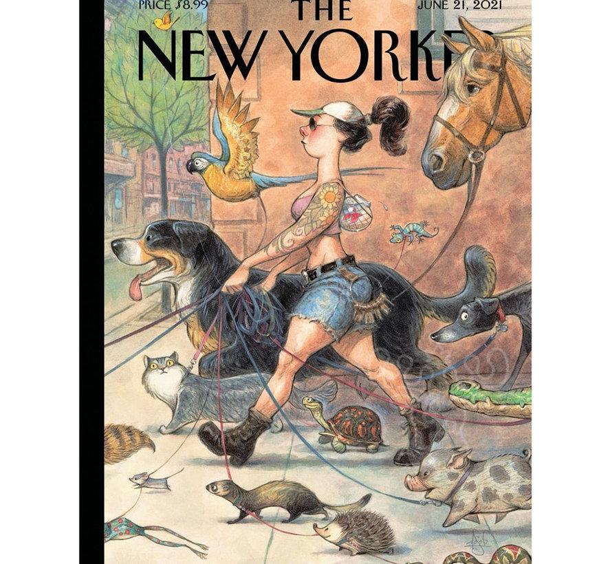 New York Puzzle Co. The New Yorker: Local Fauna Puzzle 1500pcs