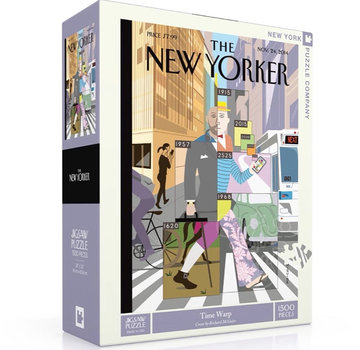 New York Puzzle Company New York Puzzle Co. The New Yorker: Time Warp Puzzle 1500pcs