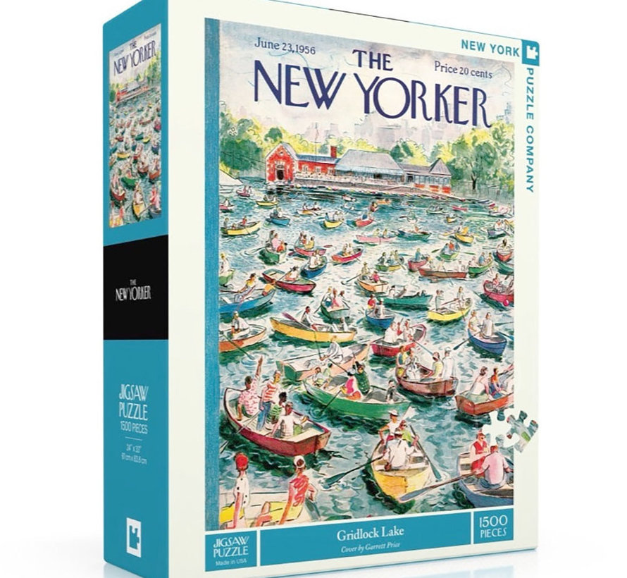 New York Puzzle Co. The New Yorker: Gridlock Lake Puzzle 1500pcs
