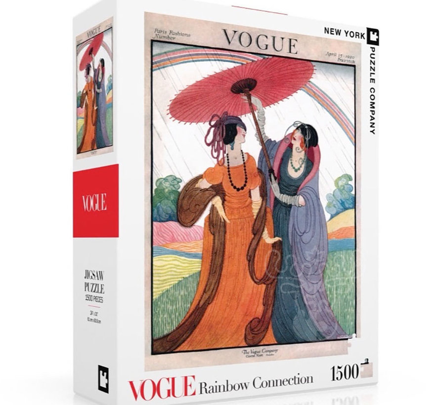 New York Puzzle Co. Vogue: Rainbow Connection Puzzle 1500pcs *