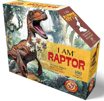 Madd Capp Games Madd Capp I Am Raptor Puzzle 100pcs