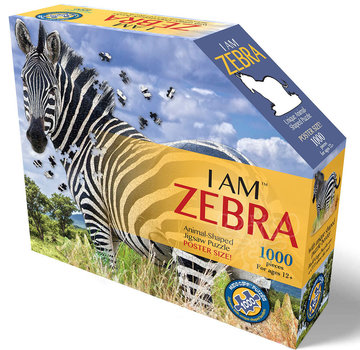 Madd Capp Games Madd Capp I Am Zebra Puzzle 1000pcs