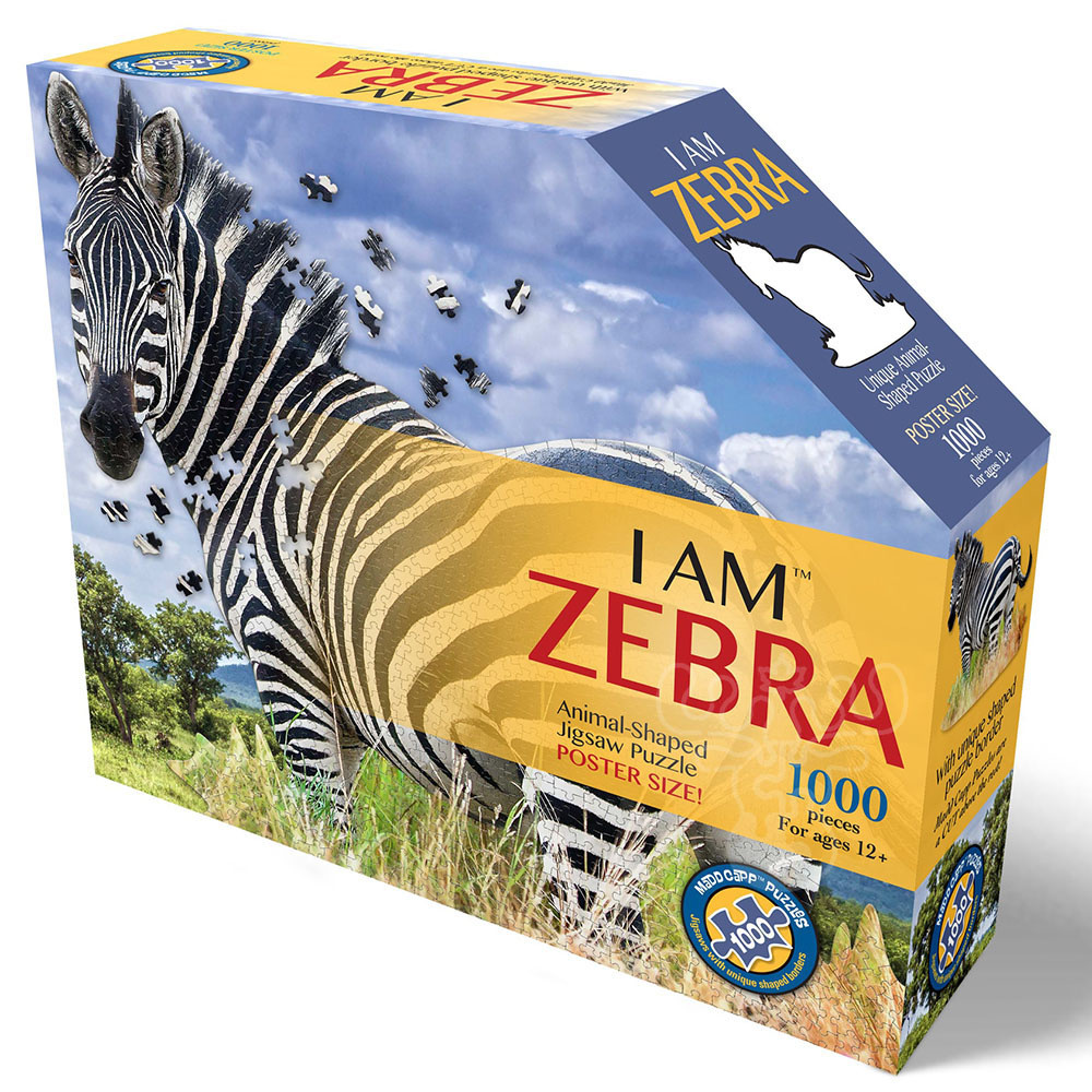 Madd Capp I Am Zebra Puzzle 1000pcs - Puzzles Canada