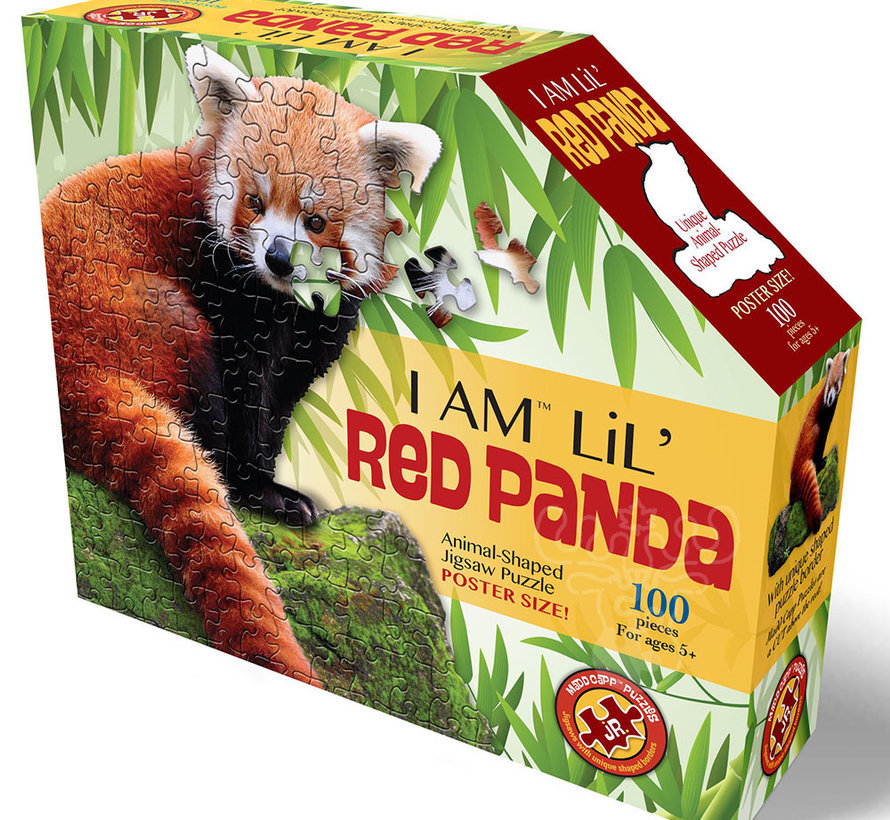 FINAL SALE Madd Capp I Am Lil' Red Panda Puzzle 100pcs