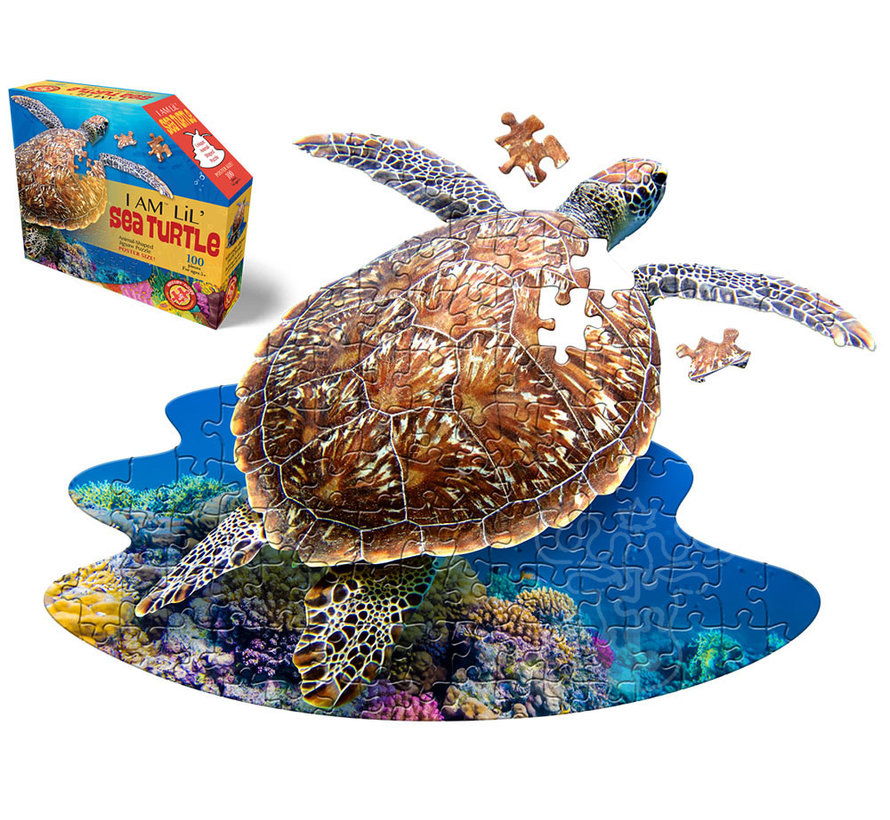 FINA L SALE Madd Capp I Am Lil' Sea Turtle Puzzle 100pcs