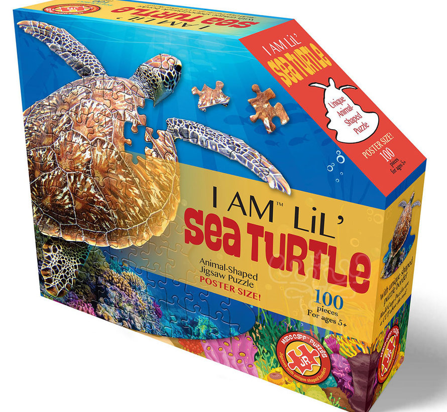 FINA L SALE Madd Capp I Am Lil' Sea Turtle Puzzle 100pcs