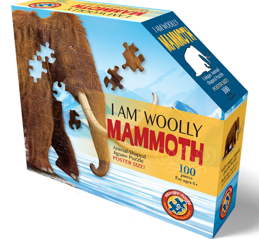FINAL SALE Madd Capp I Am Wolly Mammoth Puzzle 100pcs