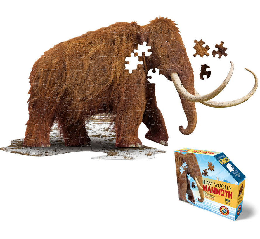 FINAL SALE Madd Capp I Am Wolly Mammoth Puzzle 100pcs