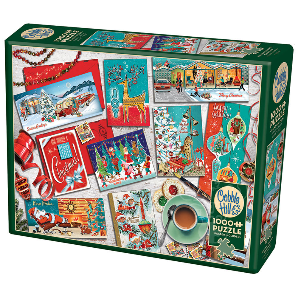 Cobble Hill Mid Mod's Seasons Greetings Puzzle 1000pcs Puzzles Canada