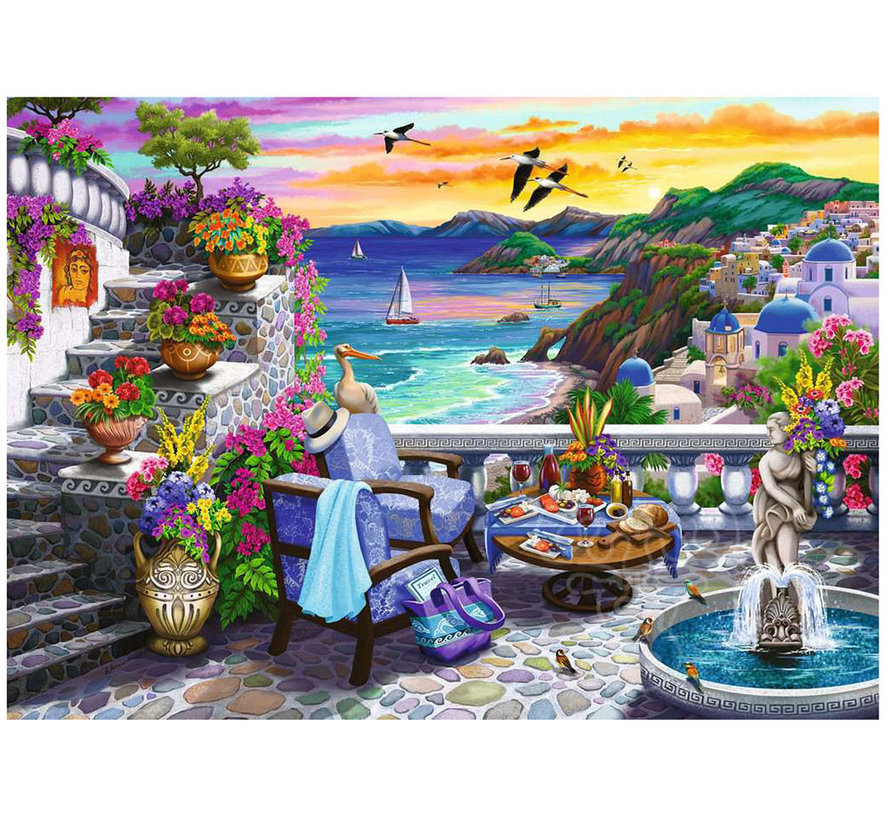 Ravensburger Santorini Sunset Large Format Puzzle 300pcs