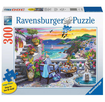 Ravensburger Ravensburger Santorini Sunset Large Format Puzzle 300pcs