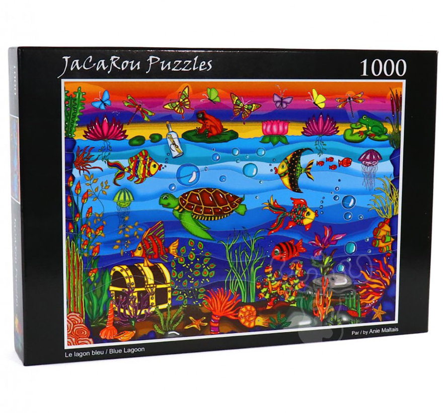 JaCaRou Blue Lagoon Puzzle 1000pcs