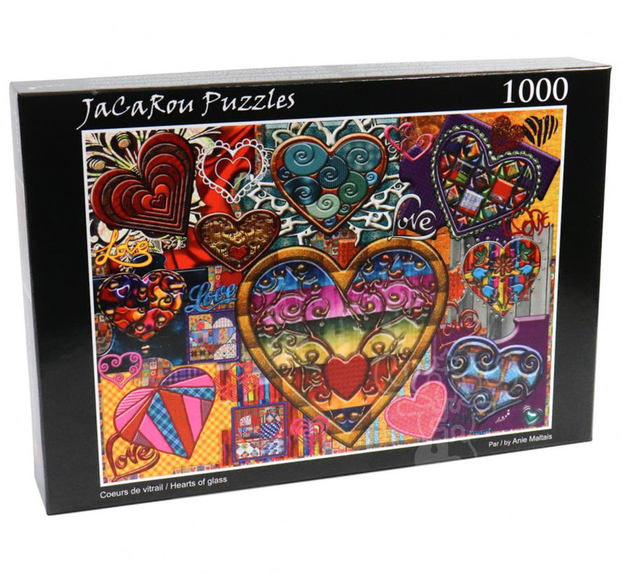 JaCaRou Hearts of Glass Puzzle 1000pcs