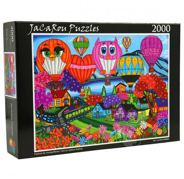JaCaRou Puzzles FINAL SALE JaCaRou Hot Air Balloon Festival Puzzle 2000pcs