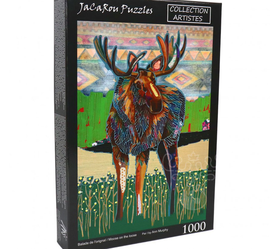 JaCaRou Moose on the Loose Puzzle 1000pcs