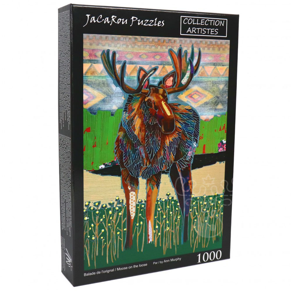 JaCaRou Moose on the Loose Puzzle 1000pcs Puzzles Canada