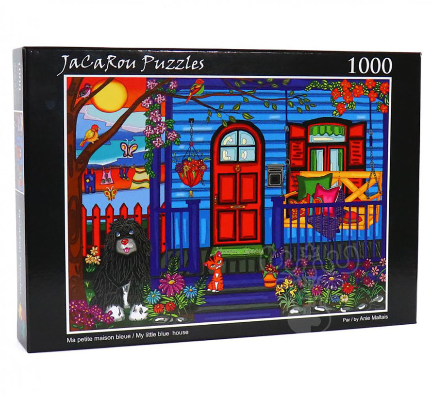 JaCaRou My Little Blue House Puzzle 1000pcs