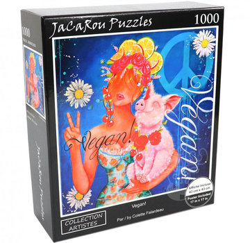 JaCaRou Puzzles FINAL SALE JaCaRou Vegan! Puzzle 1000pcs