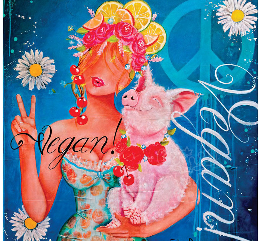 FINAL SALE JaCaRou Vegan! Puzzle 1000pcs