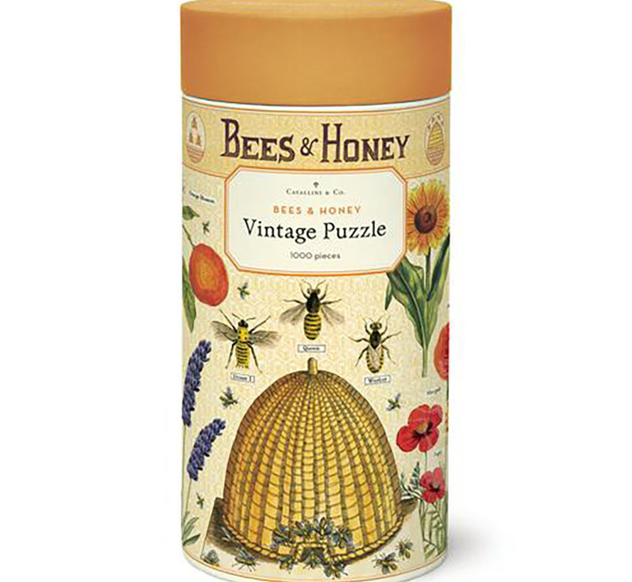 Cavallini Vintage: Bees & Honey Puzzle 1000pcs
