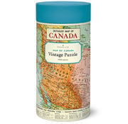 Cavallini Cavallini Vintage: Map of Canada Puzzle 1000pcs