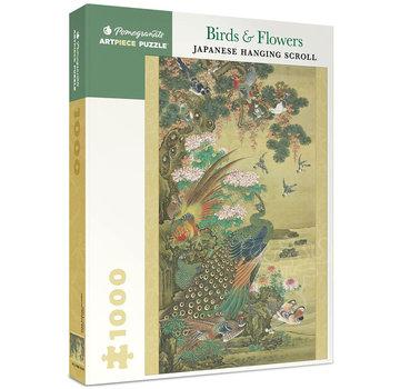 Pomegranate Pomegranate Birds & Flowers: Japanese Hanging Scroll Puzzle 1000pcs
