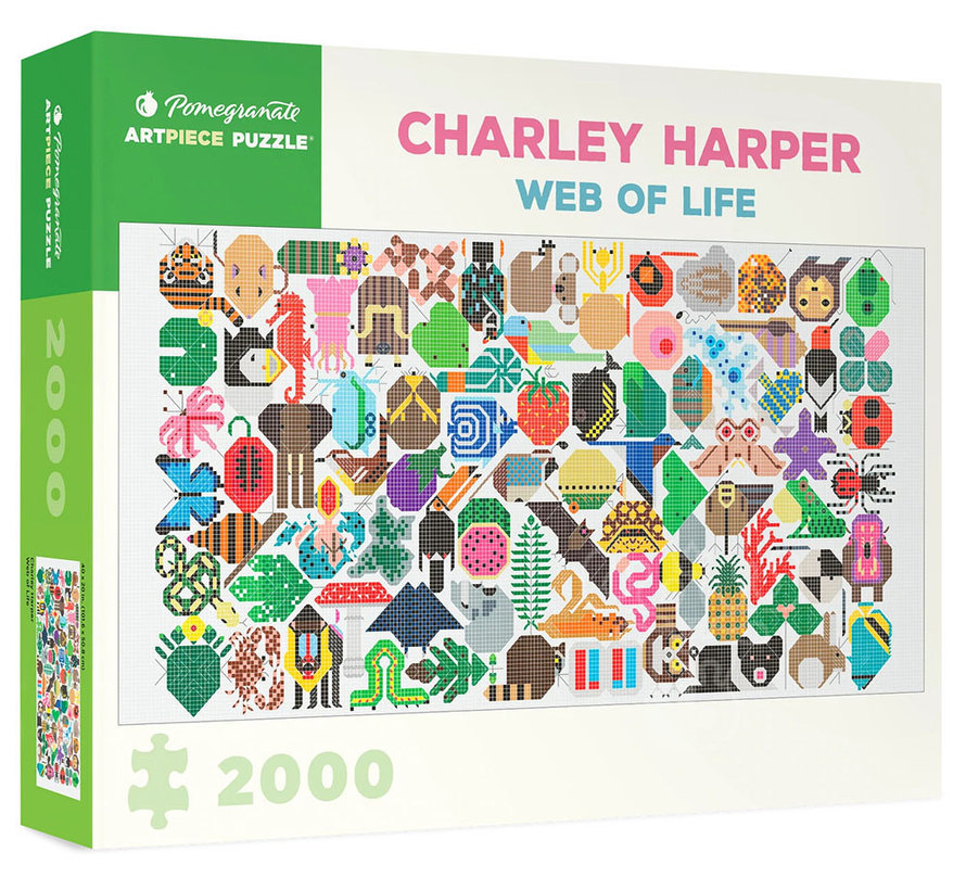 Pomegranate Harper, Charley: Web of Life Puzzle 2000pcs