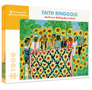 Pomegranate Pomegranate Ringgold, Faith: Sunflower Quilting Bee at Arles Puzzle 1000pcs