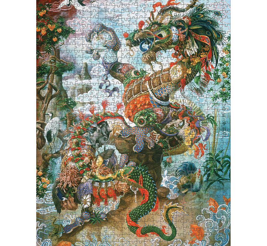 Pomegranate Taillefer, Heidi: Dragon of the Yangtze Puzzle 1000pcs