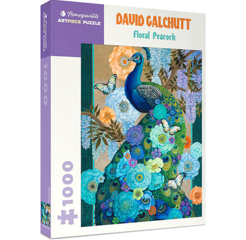 Pomegranate Pomegranate Galchutt, David: Floral Peacock Puzzle 1000pcs