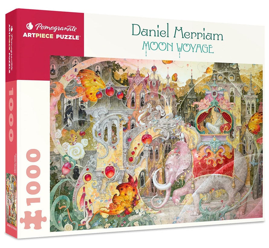 Pomegranate Merriam, Daniel: Moon Voyage Puzzle 1000pcs