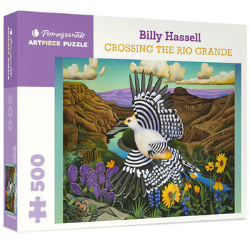 Pomegranate Pomegranate Hassell, Billy: Crossing the Rio Grande Puzzle 500pcs