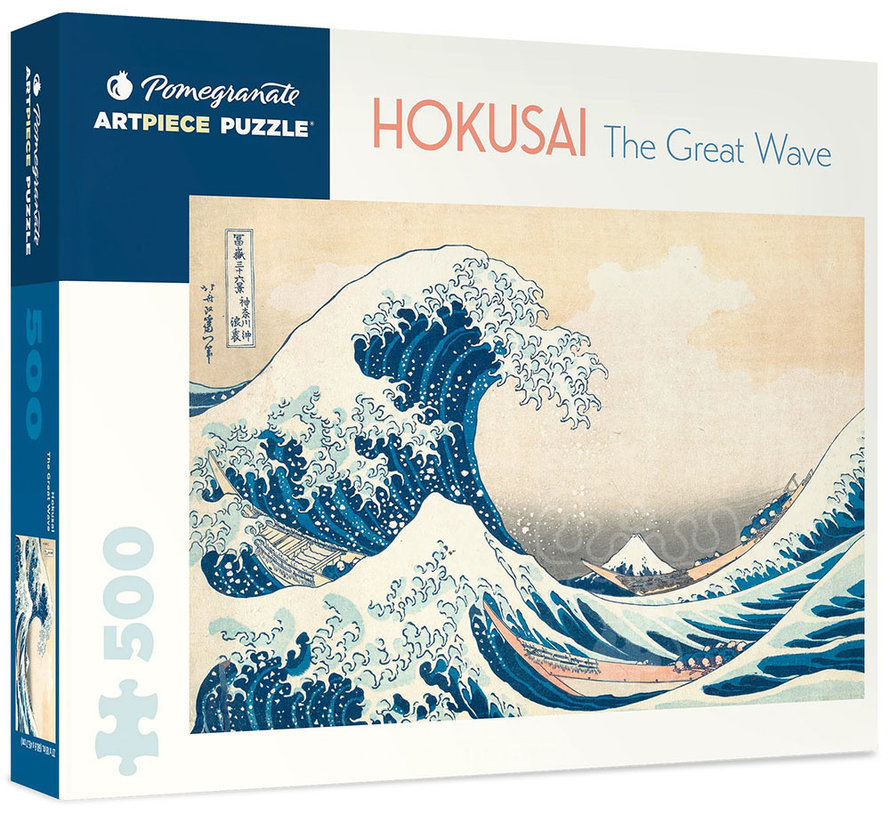 Pomegranate Hokusai: The Great Wave Puzzle 500pcs