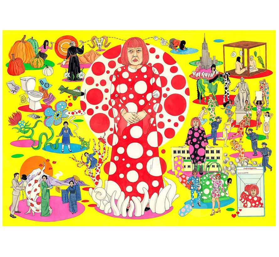 Laurence King The World of Yayoi Kusama Puzzle 1000pcs