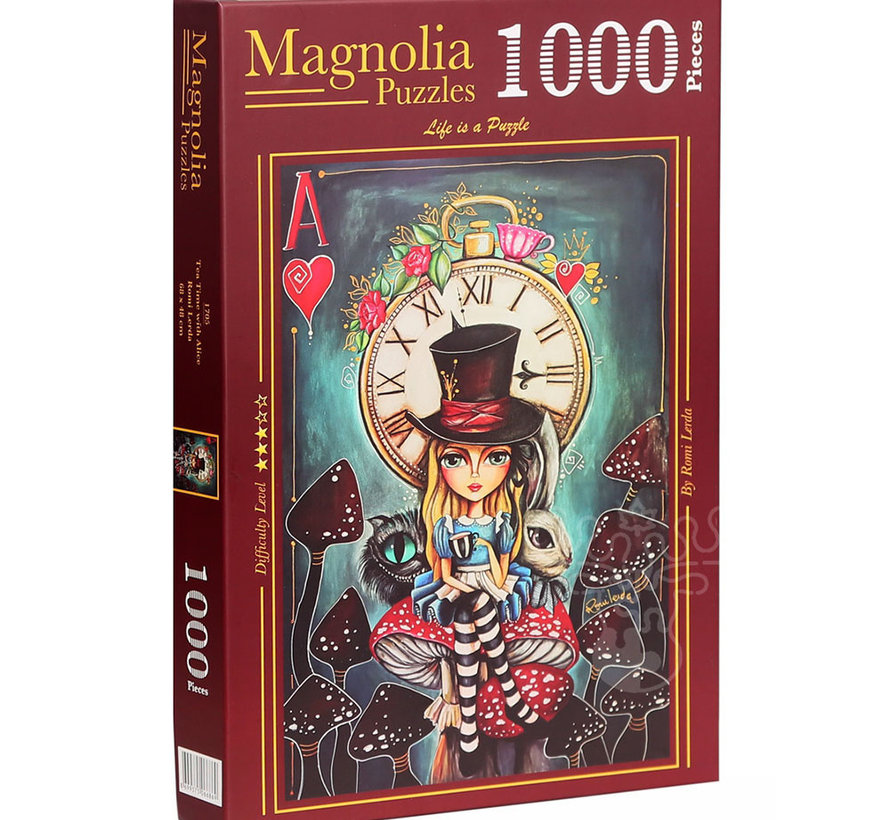 Magnolia Tea Time with Alice - Romi Lerda Special Edition Puzzle 1000pcs