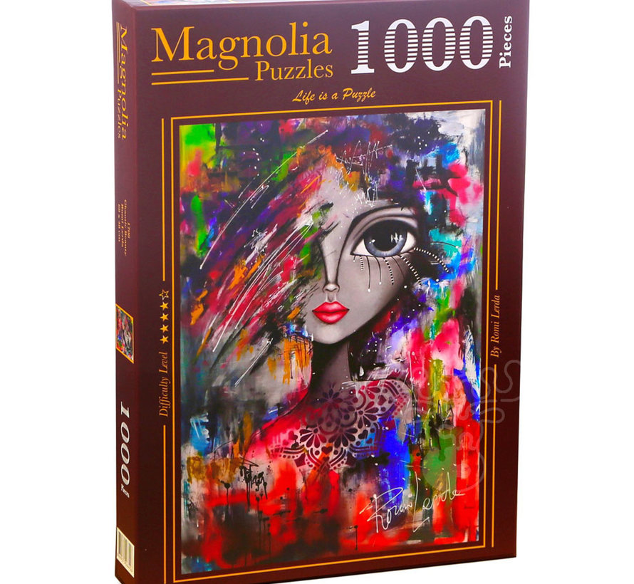 Magnolia Chaotic Beauty - Romi Lerda Special Edition Puzzle 1000pcs