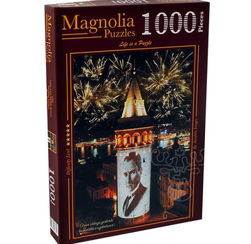Magnolia Puzzles FINAL SALE Magnolia GAL-ATA-TÜRK Kulesi - GAL- ATA-TURK Tower Puzzle 1000pcs
