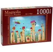 Magnolia Puzzles Magnolia Dancing Town Puzzle 1000pcs